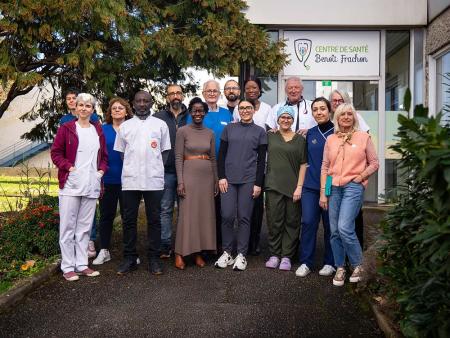 L'équipe du Centre de santé Benoît-Frachon